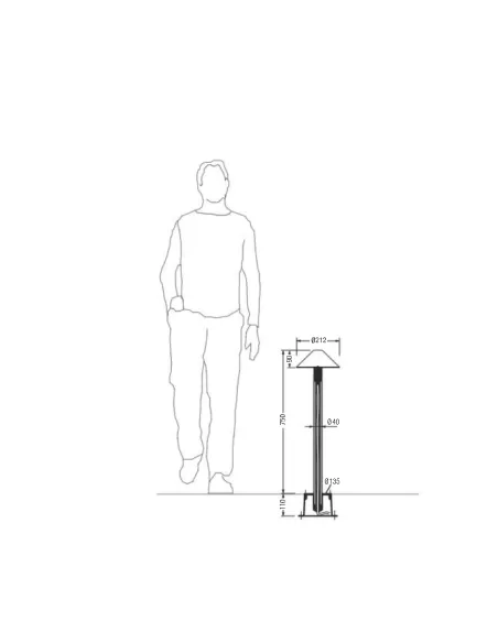 Castaldi D45/LW Trilly white light